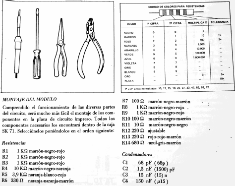 Generador de BF SK-71 / 1975; Sales-Kit; Barcelona (ID = 2511197) Equipment