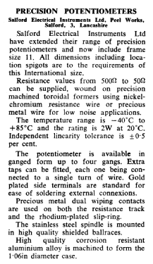 Precision Potentiometer 11; Salford Electrical (ID = 2775715) Radio part