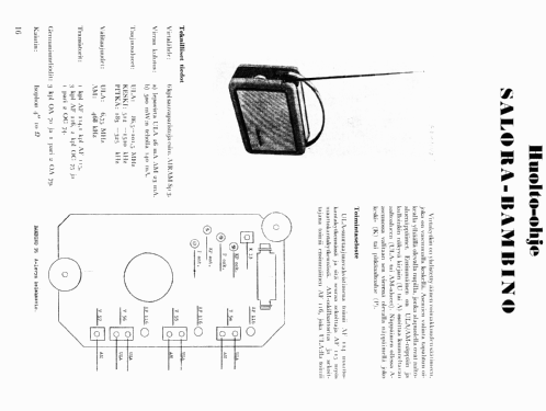 Bambino T6; Salora; Salo (ID = 217291) Radio