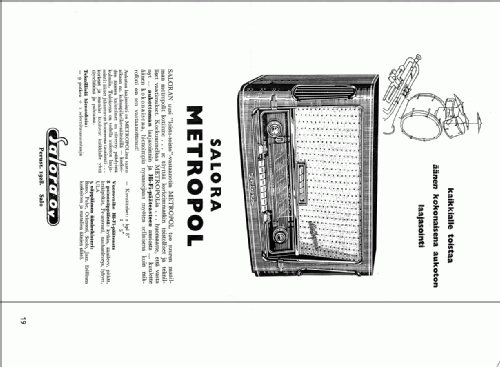 Metropol 58; Salora; Salo (ID = 179439) Radio