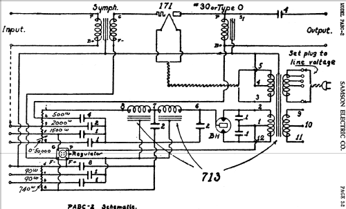 PABC-2 ; Samson Electric Co., (ID = 444209) Ampl/Mixer