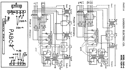 PABC-4 ; Samson Electric Co., (ID = 444213) Ampl/Mixer