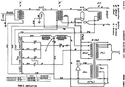 PAM-1 ; Samson Electric Co., (ID = 444221) Ampl/Mixer