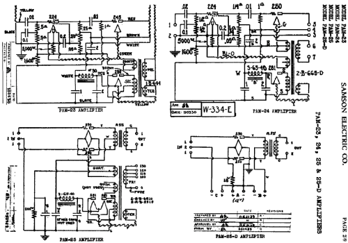 PAM-24 ; Samson Electric Co., (ID = 444248) Ampl/Mixer