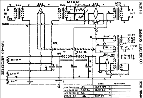 PAM-48 ; Samson Electric Co., (ID = 444254) Ampl/Mixer