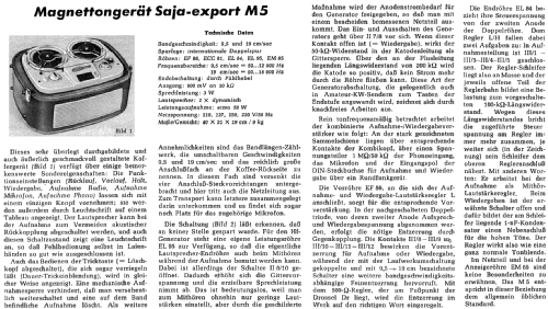 Magnettongerät Saja-Export M5; Sander & Janzen; (ID = 2053449) R-Player