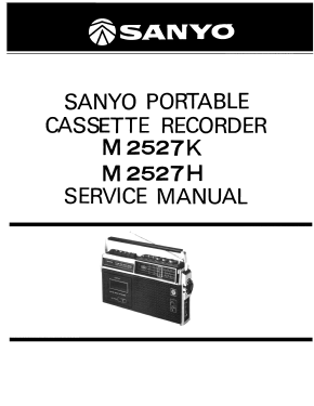 4 Band Portable Radio Cassette Recorder M-2527K; Sanyo Electric Co. (ID = 2983389) Radio