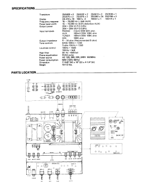 4 Channel Decoder-Amplifier DCA-1700X ; Sanyo Electric Co. (ID = 3003909) Ampl/Mixer