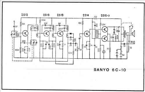 Transistor 6C-10; Sanyo Electric Co. (ID = 329518) Radio