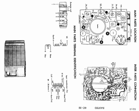 6C-32; Sanyo Electric Co. (ID = 1713417) Radio