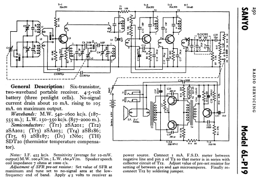 6L-P19; Sanyo Electric Co. (ID = 777348) Radio