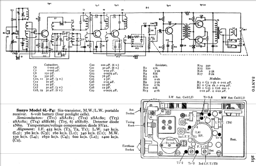 6L-P4N; Sanyo Electric Co. (ID = 776712) Radio