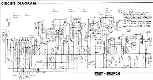 9 Transistor 9F-823; Sanyo Electric Co. (ID = 754758) Radio