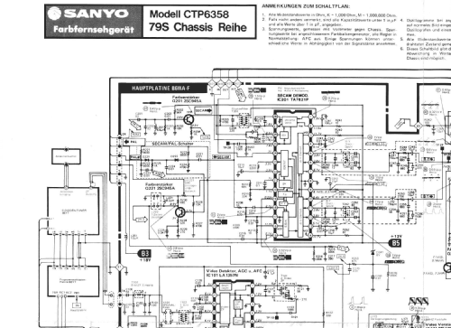 CTP-6358; Sanyo Electric Co. (ID = 461197) Televisore