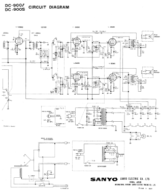 DC900A; Sanyo Electric Co. (ID = 3118066) Radio