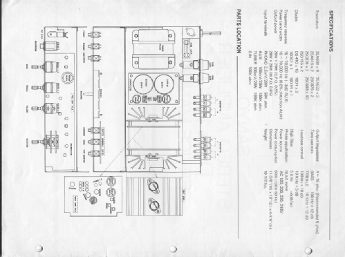 Stereo Amplifier DCA1400; Sanyo Electric Co. (ID = 2689545) Ampl/Mixer