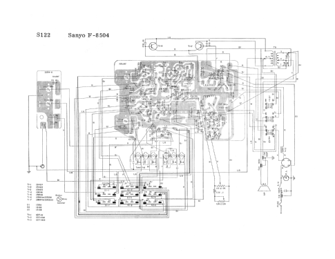 F-8504; Sanyo Electric Co. (ID = 2744981) Car Radio