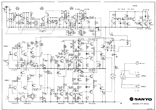 FT-4001A; Sanyo Electric Co. (ID = 1869550) Car Radio