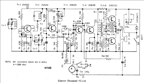 G-1110; Sanyo Electric Co. (ID = 810105) Radio