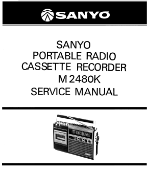 Stereocast Portable Radio Cassette Recorder M-2480K; Sanyo Electric Co. (ID = 2977164) Radio