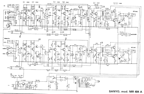 MR-404-A; Sanyo Electric Co. (ID = 2447891) Sonido-V