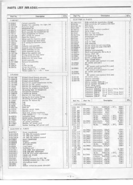 MR-404-A; Sanyo Electric Co. (ID = 2707322) Sonido-V