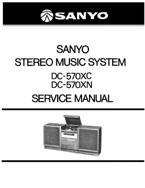 Stereo Music System DC-570XC; Sanyo Electric Co. (ID = 2999768) Radio