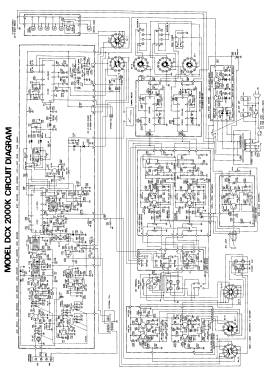 Stereo Receiver DCX-2000K; Sanyo Electric Co. (ID = 3003574) Radio