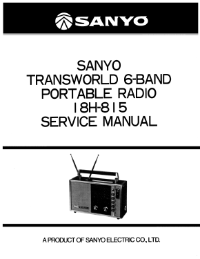 Transworld 18H-815; Sanyo Electric Co. (ID = 3004514) Radio