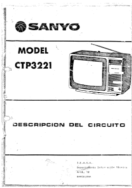 CTP-3221; Sanyo España, Eurotr (ID = 2979455) Televisore