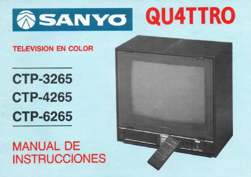 QU4TTRO CTP-3265 ; Sanyo España, Eurotr (ID = 3010338) Televisión