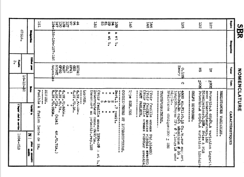 6753A; SBR Société Belge (ID = 1461745) Radio