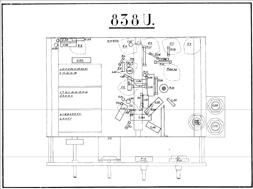 Super Ondolina 838U; SBR Société Belge (ID = 1321660) Radio