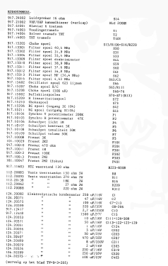 Draagbare TV ontvanger 205; SBR Société Belge (ID = 3120499) Television