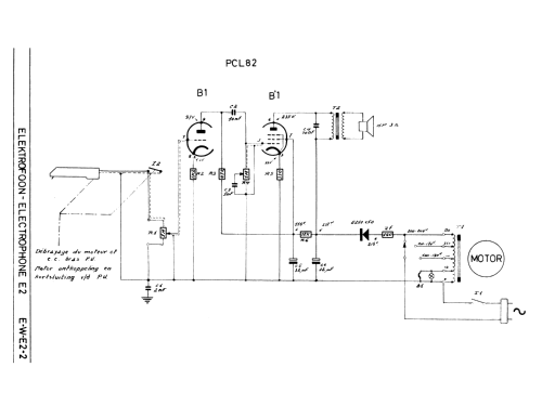 Elektrofoon / Electrophone E2; SBR Société Belge (ID = 2114978) R-Player