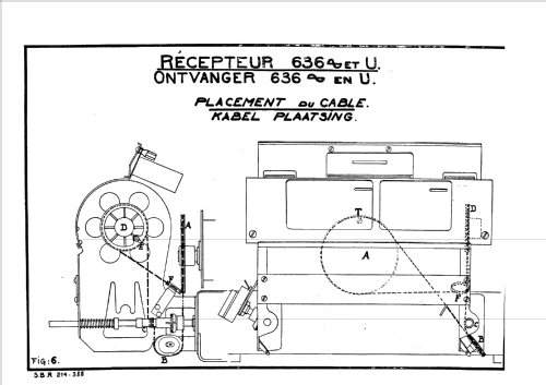 Super Ondolina 636A4; SBR Société Belge (ID = 1456700) Radio