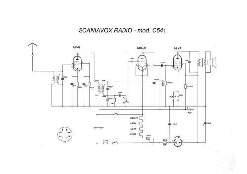 Piccolo C541; Scaniavox, T.D. (ID = 2743854) Radio
