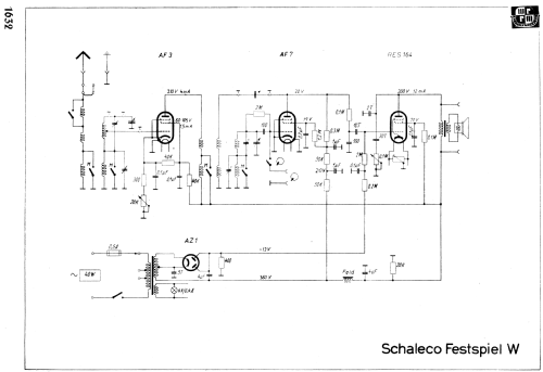 Festspiel W; Schaleco - Schackow, (ID = 5693) Radio