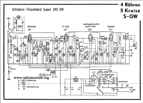 Traumland D265GW Super; Schaleco - Schackow, (ID = 38044) Radio
