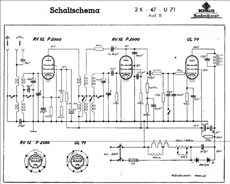 2K47-U71; Schaub und Schaub- (ID = 618463) Radio