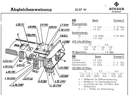 3057W; Schaub und Schaub- (ID = 622612) Radio