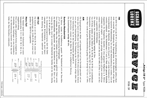 Amigo 58U Type 9028; Schaub und Schaub- (ID = 37211) Radio