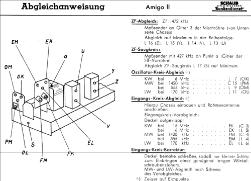 Amigo II ; Schaub und Schaub- (ID = 735039) Radio