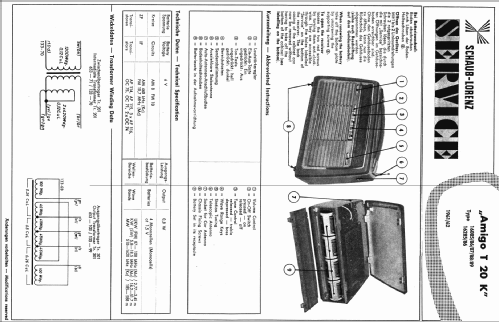 Amigo T20K; Schaub und Schaub- (ID = 52553) Radio