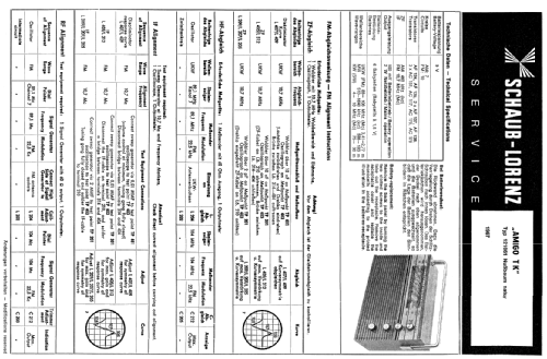 Amigo TK 121061; Schaub und Schaub- (ID = 82963) Radio