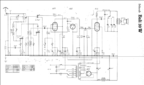 Bali 39W; Schaub und Schaub- (ID = 5737) Radio