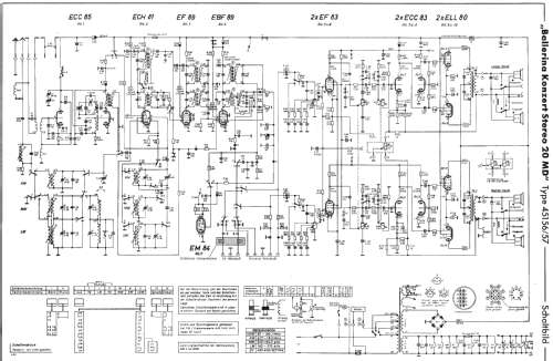 Ballerina Konzert Stereo 20MD 45156/57; Schaub und Schaub- (ID = 596106) Radio
