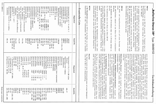 Ballerina Stereo 20 38450/52; Schaub und Schaub- (ID = 38558) Radio