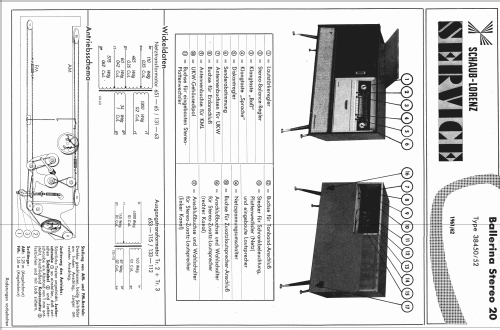 Ballerina Stereo 20 38450/52; Schaub und Schaub- (ID = 38559) Radio