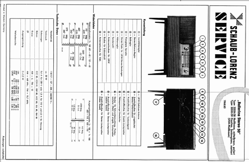 Ballerina Stereo 50; Schaub und Schaub- (ID = 40555) Radio